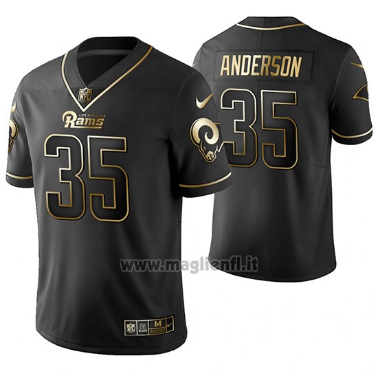 Maglia NFL Limited Los Angeles Rams C.j. Anderson Golden Edition Nero